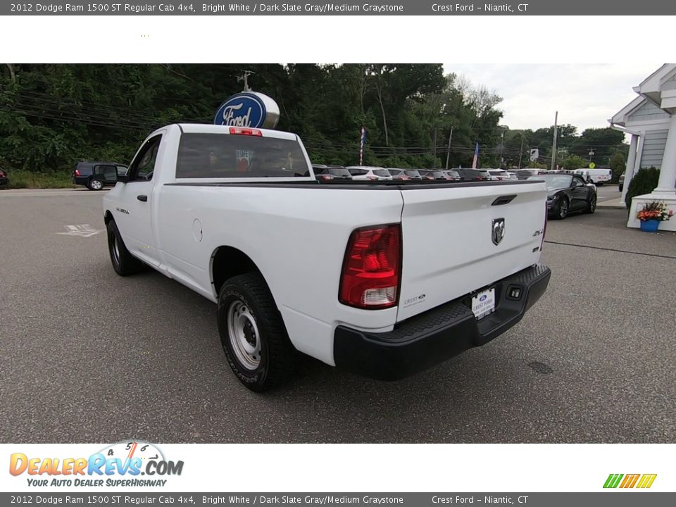 2012 Dodge Ram 1500 ST Regular Cab 4x4 Bright White / Dark Slate Gray/Medium Graystone Photo #5