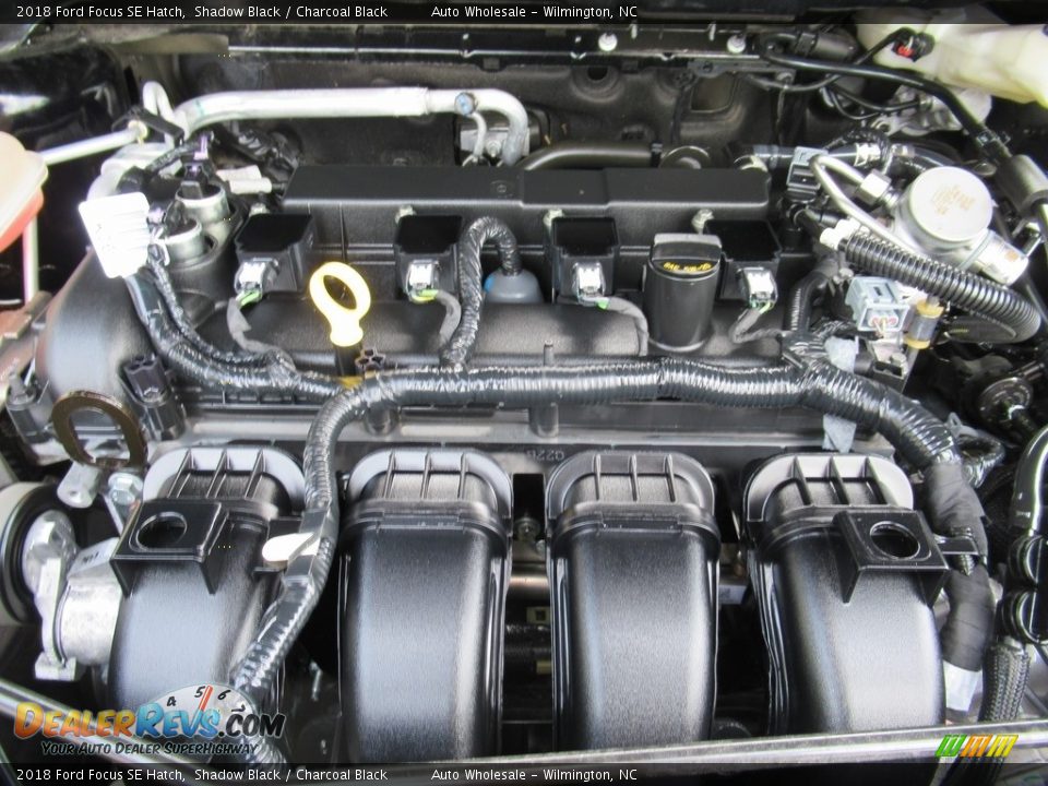 2018 Ford Focus SE Hatch Shadow Black / Charcoal Black Photo #6