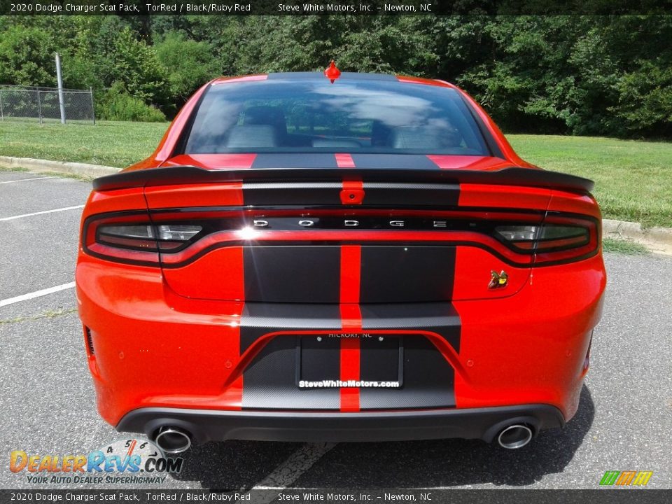 2020 Dodge Charger Scat Pack TorRed / Black/Ruby Red Photo #7