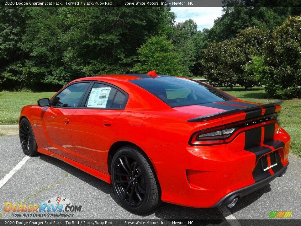 2020 Dodge Charger Scat Pack TorRed / Black/Ruby Red Photo #8