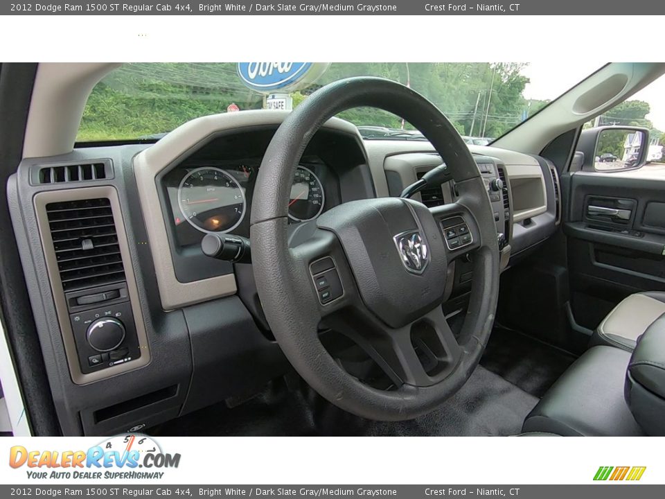 2012 Dodge Ram 1500 ST Regular Cab 4x4 Steering Wheel Photo #11