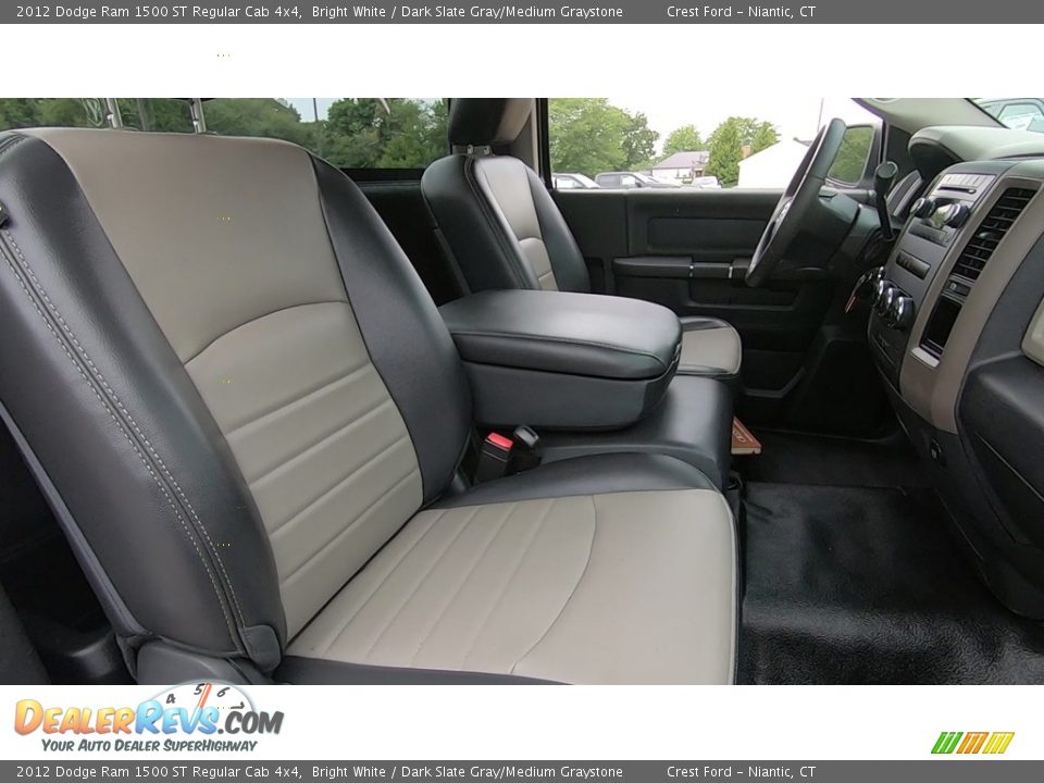 Front Seat of 2012 Dodge Ram 1500 ST Regular Cab 4x4 Photo #21
