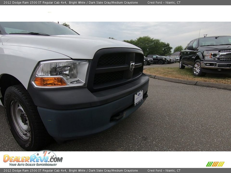 2012 Dodge Ram 1500 ST Regular Cab 4x4 Bright White / Dark Slate Gray/Medium Graystone Photo #25