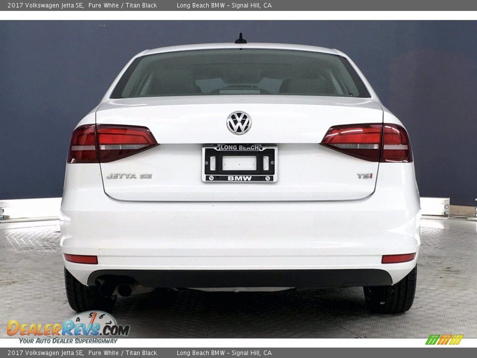 2017 Volkswagen Jetta SE Pure White / Titan Black Photo #3