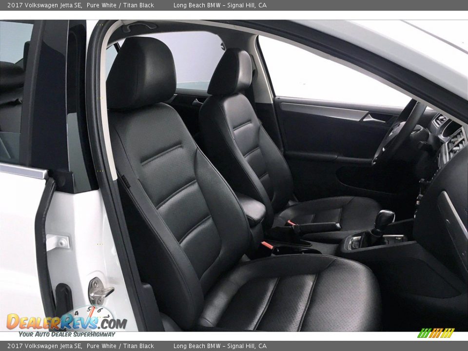 2017 Volkswagen Jetta SE Pure White / Titan Black Photo #6
