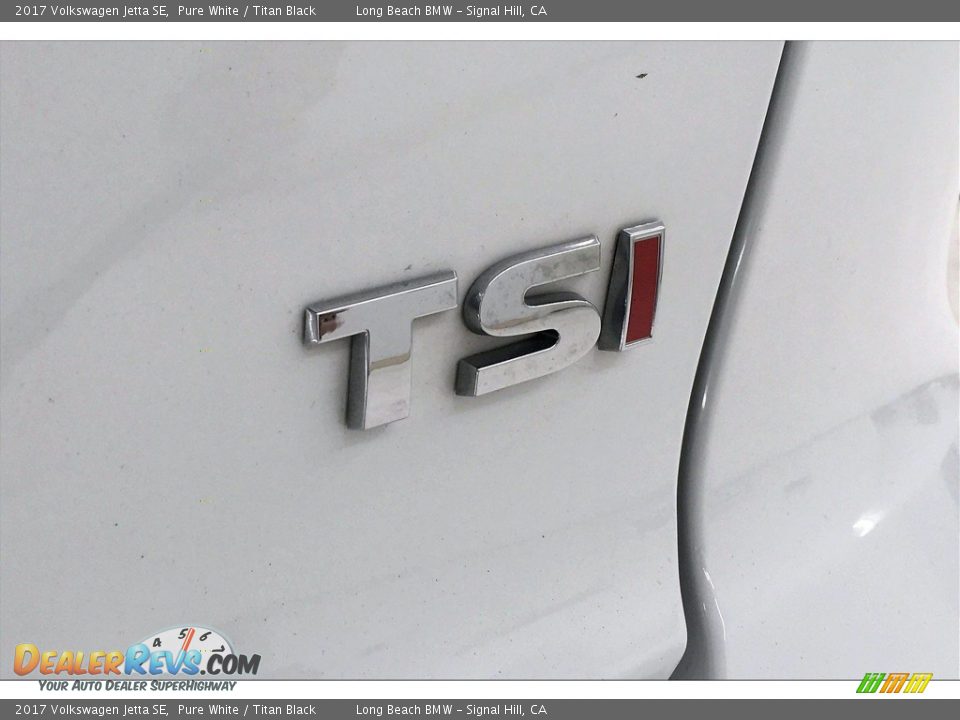 2017 Volkswagen Jetta SE Pure White / Titan Black Photo #7