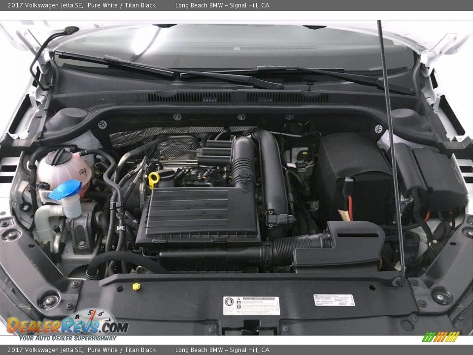 2017 Volkswagen Jetta SE Pure White / Titan Black Photo #9