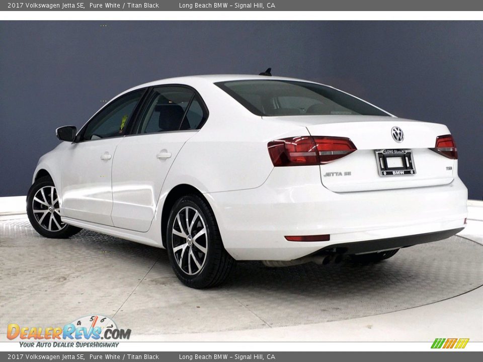 2017 Volkswagen Jetta SE Pure White / Titan Black Photo #10