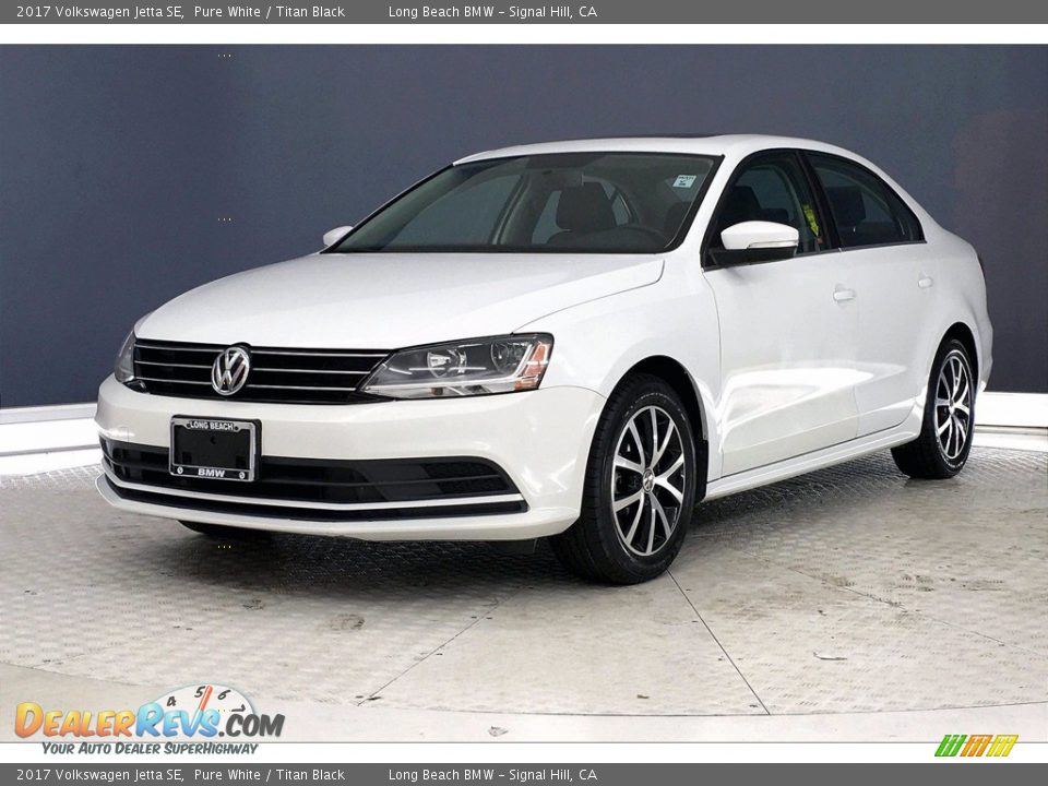 2017 Volkswagen Jetta SE Pure White / Titan Black Photo #12