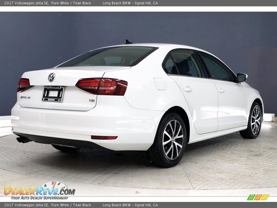 2017 Volkswagen Jetta SE Pure White / Titan Black Photo #13