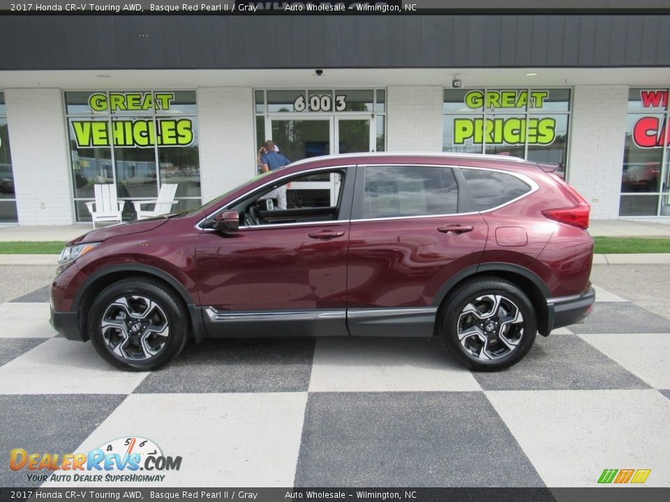 2017 Honda CR-V Touring AWD Basque Red Pearl II / Gray Photo #1