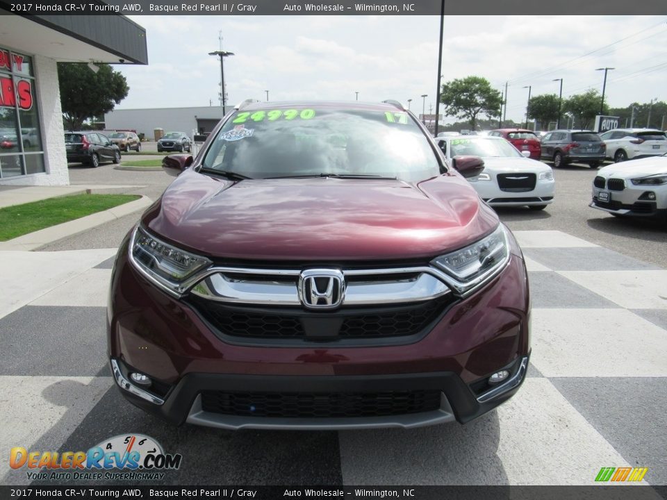 2017 Honda CR-V Touring AWD Basque Red Pearl II / Gray Photo #2