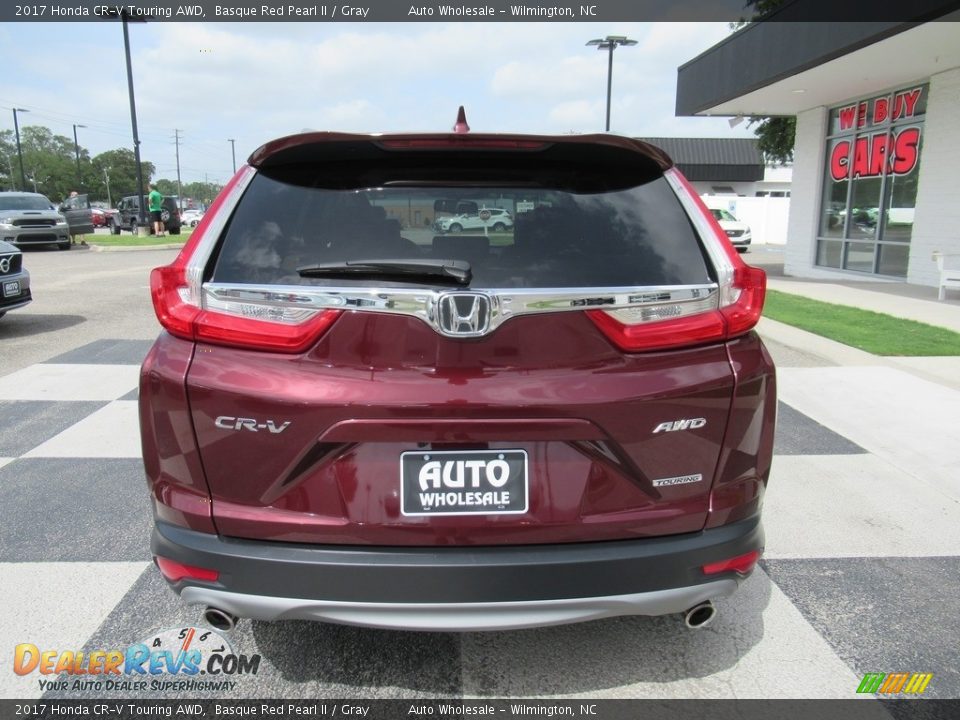 2017 Honda CR-V Touring AWD Basque Red Pearl II / Gray Photo #4