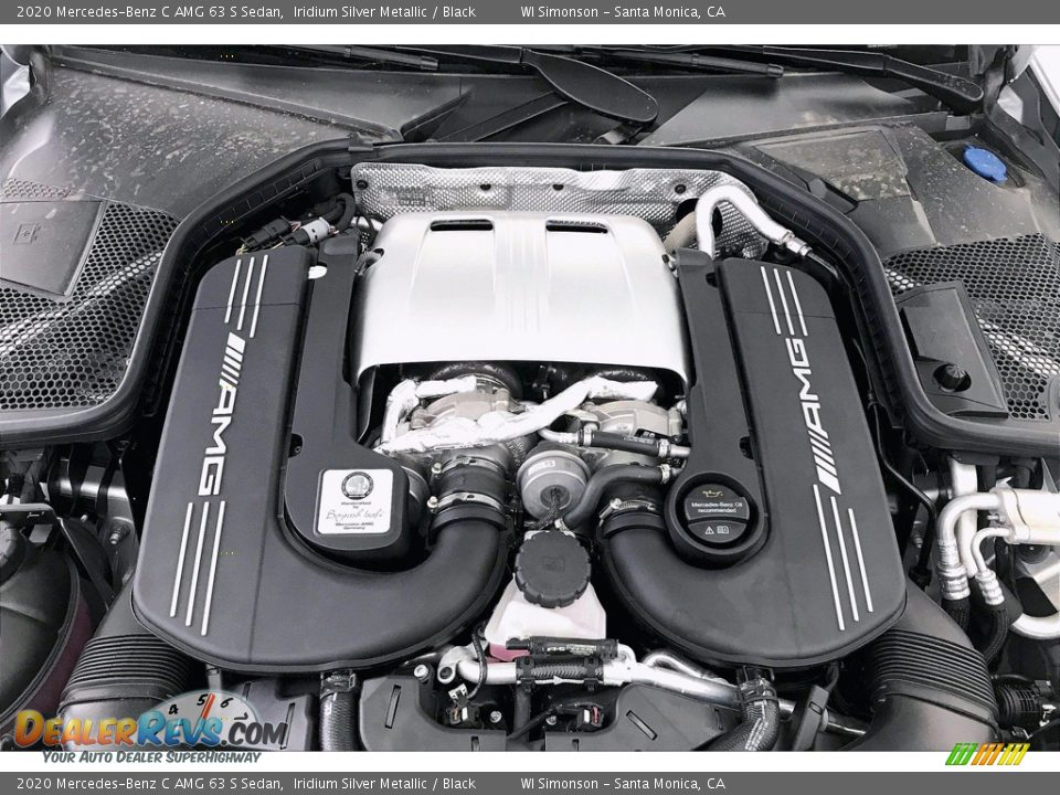 2020 Mercedes-Benz C AMG 63 S Sedan 4.0 Liter AMG biturbo DOHC 32-Valve VVT V8 Engine Photo #8