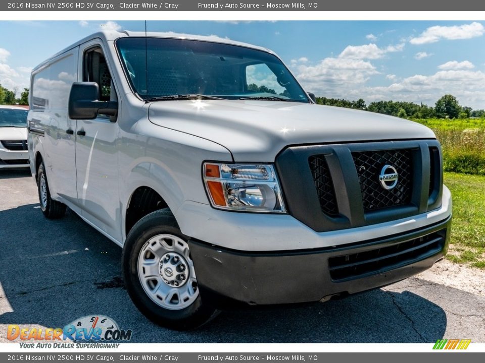 2016 Nissan NV 2500 HD SV Cargo Glacier White / Gray Photo #1