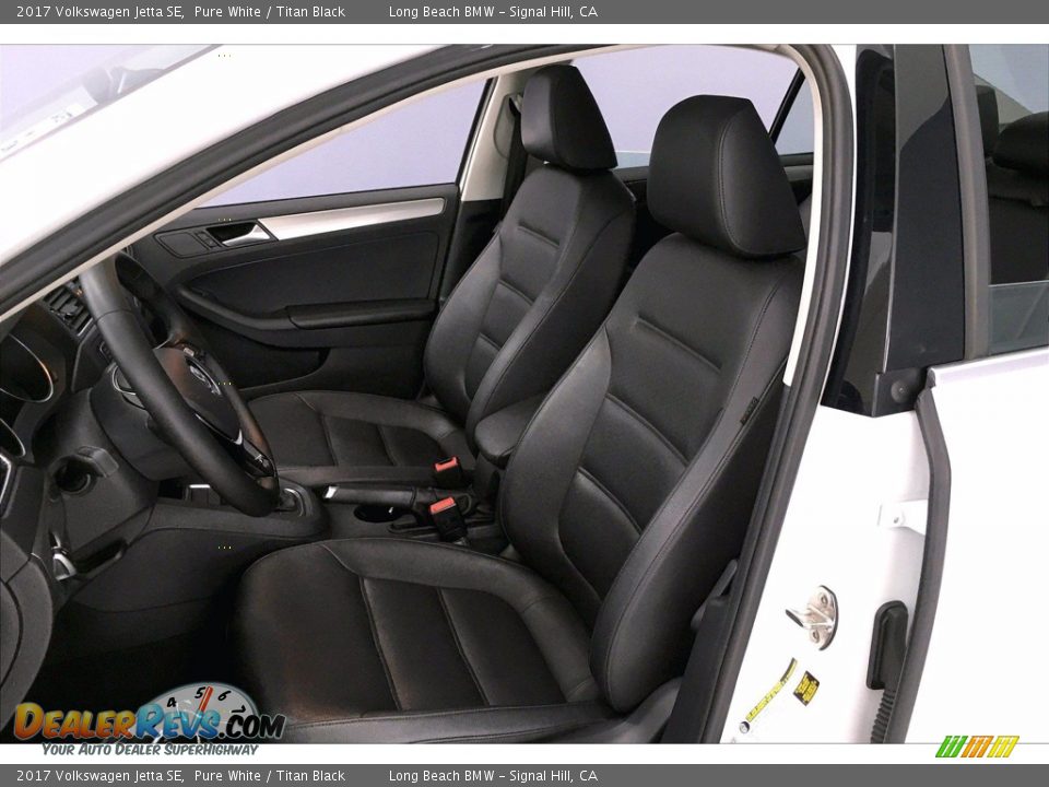 2017 Volkswagen Jetta SE Pure White / Titan Black Photo #28