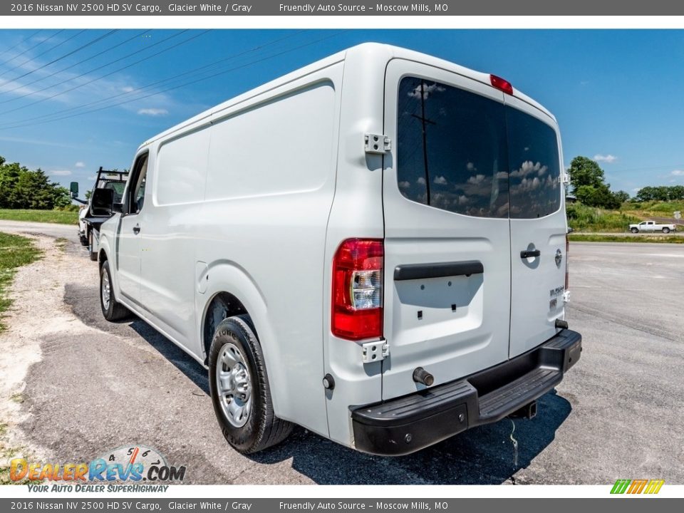 2016 Nissan NV 2500 HD SV Cargo Glacier White / Gray Photo #6