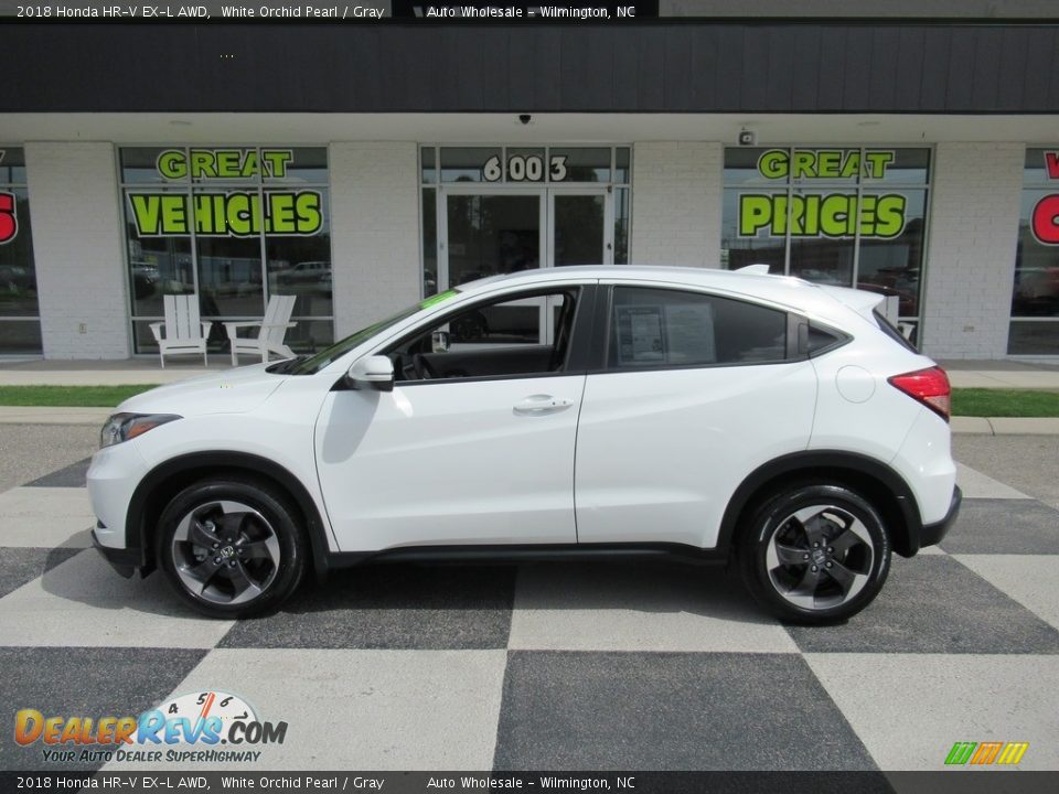 2018 Honda HR-V EX-L AWD White Orchid Pearl / Gray Photo #1