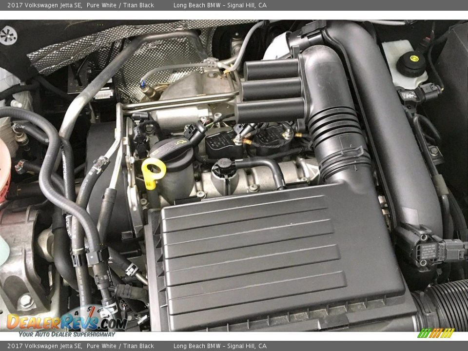 2017 Volkswagen Jetta SE Pure White / Titan Black Photo #35