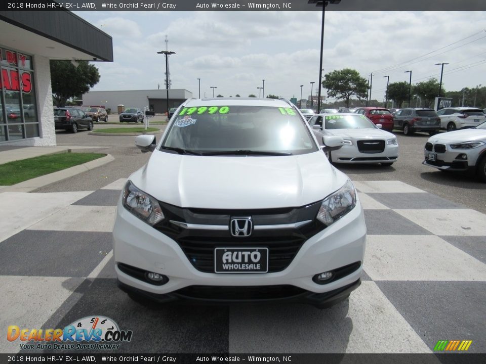 2018 Honda HR-V EX-L AWD White Orchid Pearl / Gray Photo #2