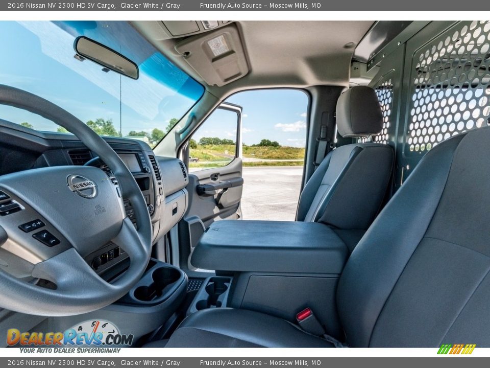 2016 Nissan NV 2500 HD SV Cargo Glacier White / Gray Photo #19