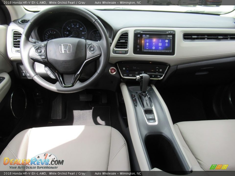 2018 Honda HR-V EX-L AWD White Orchid Pearl / Gray Photo #14