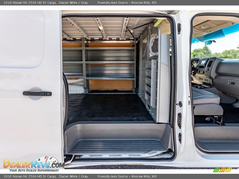 2016 Nissan NV 2500 HD SV Cargo Glacier White / Gray Photo #26