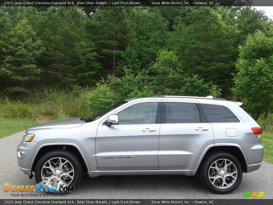 2020 Jeep Grand Cherokee Overland 4x4 Billet Silver Metallic / Light Frost/Brown Photo #1