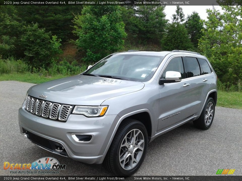 2020 Jeep Grand Cherokee Overland 4x4 Billet Silver Metallic / Light Frost/Brown Photo #2