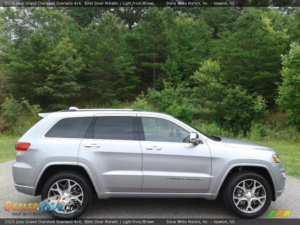 2020 Jeep Grand Cherokee Overland 4x4 Billet Silver Metallic / Light Frost/Brown Photo #5