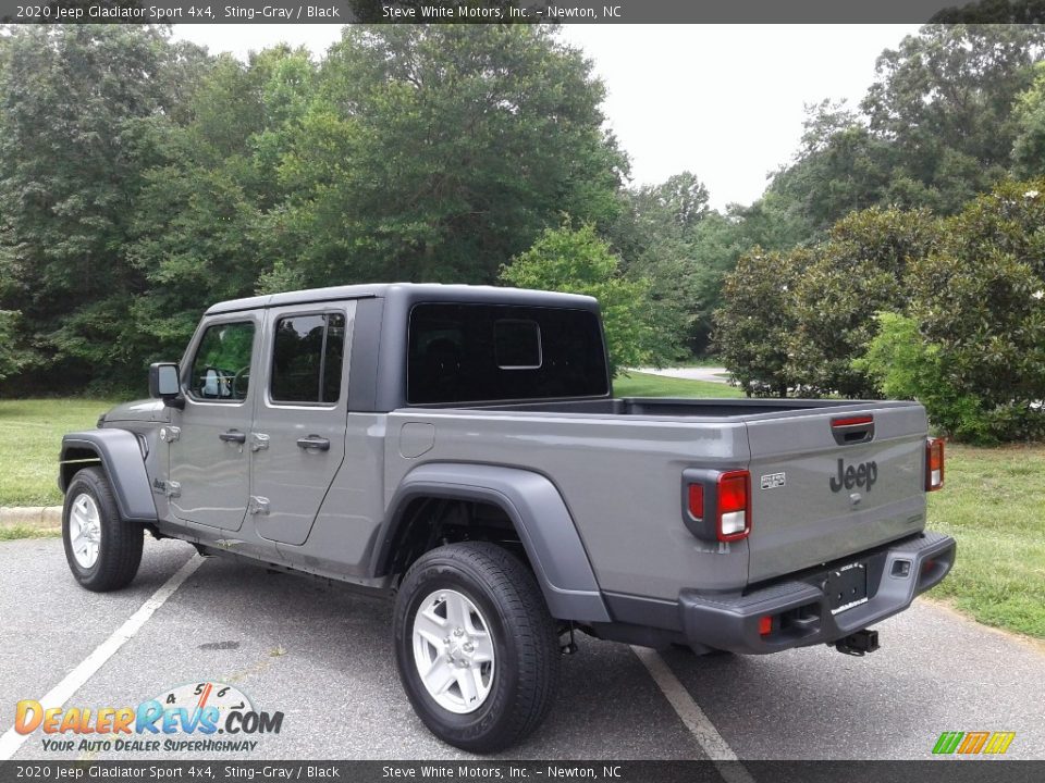 2020 Jeep Gladiator Sport 4x4 Sting-Gray / Black Photo #7