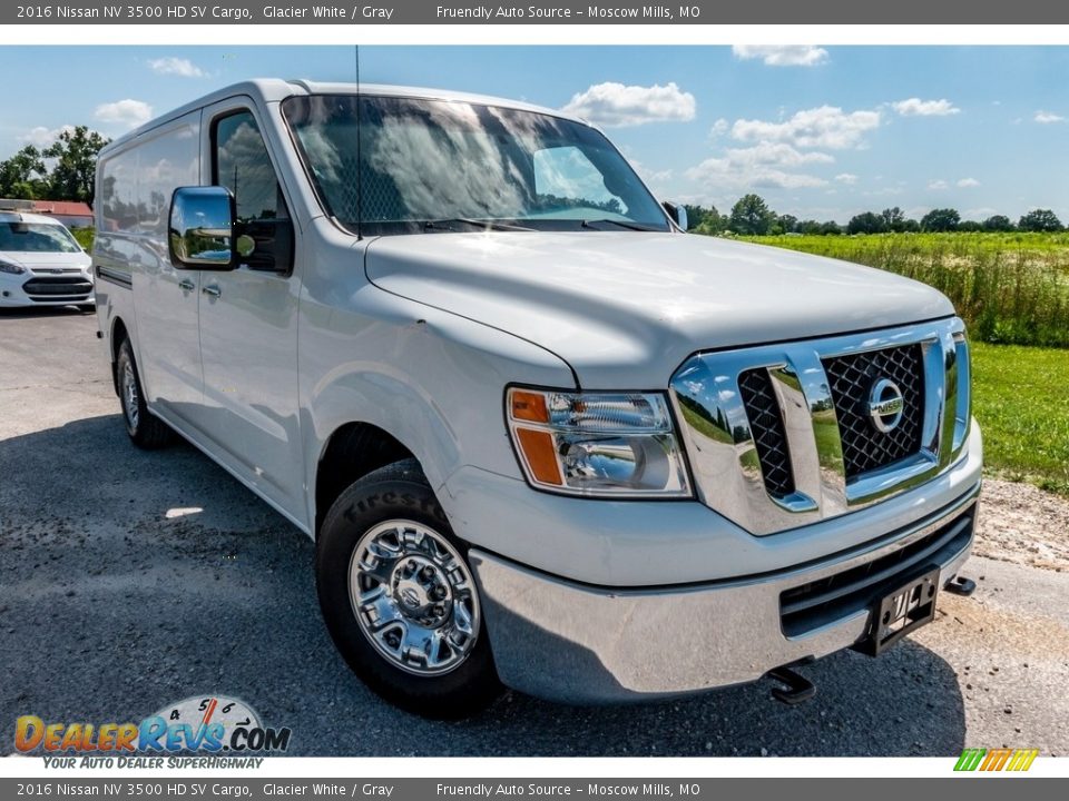 2016 Nissan NV 3500 HD SV Cargo Glacier White / Gray Photo #1