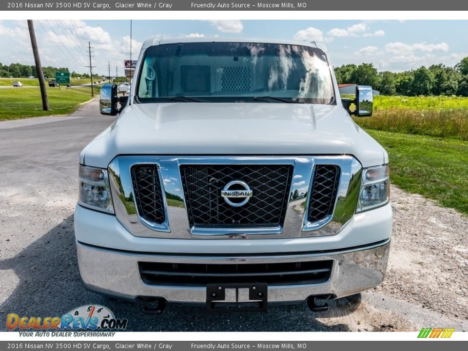 2016 Nissan NV 3500 HD SV Cargo Glacier White / Gray Photo #9