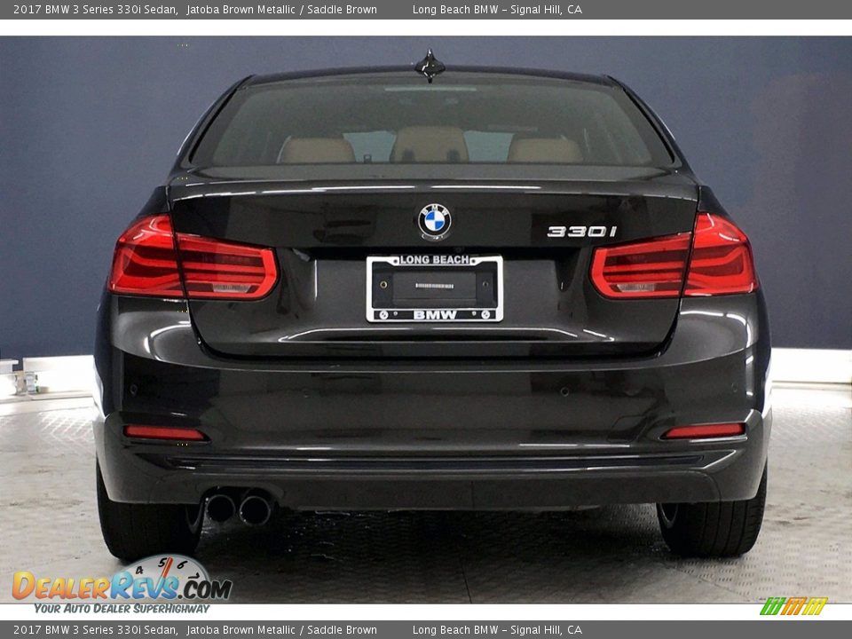 2017 BMW 3 Series 330i Sedan Jatoba Brown Metallic / Saddle Brown Photo #3