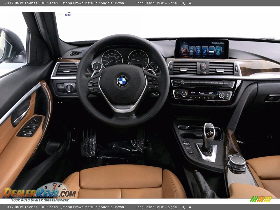2017 BMW 3 Series 330i Sedan Jatoba Brown Metallic / Saddle Brown Photo #4