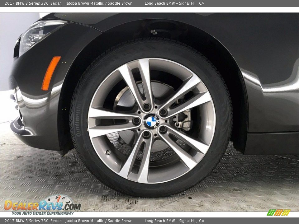 2017 BMW 3 Series 330i Sedan Jatoba Brown Metallic / Saddle Brown Photo #8
