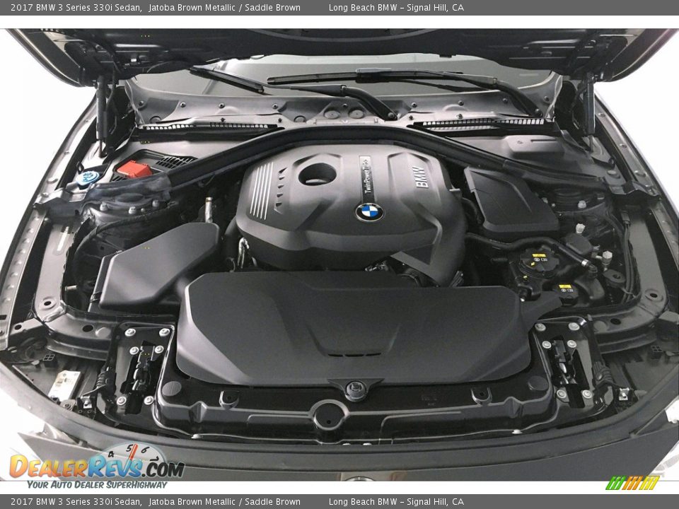2017 BMW 3 Series 330i Sedan Jatoba Brown Metallic / Saddle Brown Photo #9