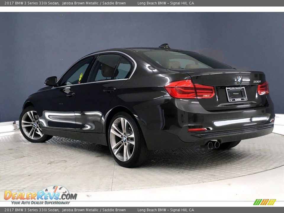 2017 BMW 3 Series 330i Sedan Jatoba Brown Metallic / Saddle Brown Photo #10