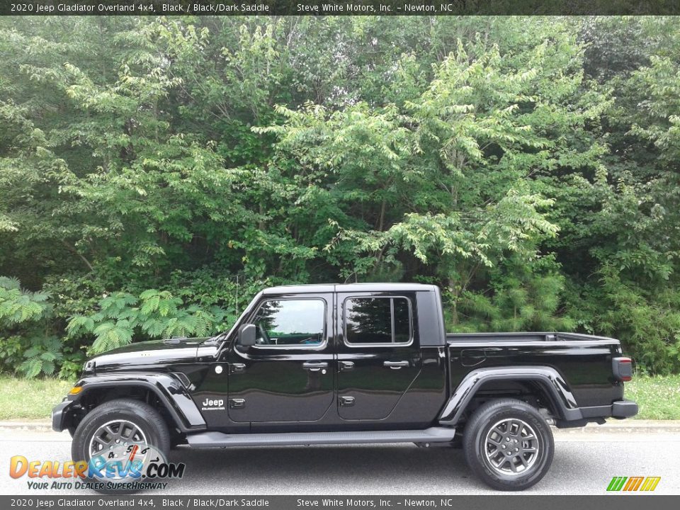 2020 Jeep Gladiator Overland 4x4 Black / Black/Dark Saddle Photo #1