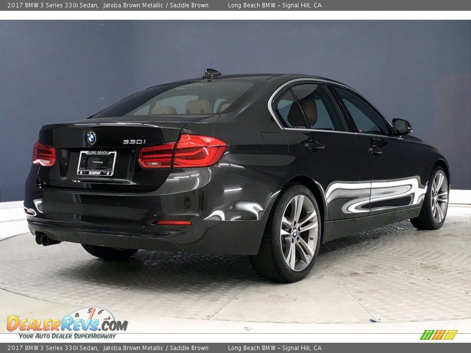 2017 BMW 3 Series 330i Sedan Jatoba Brown Metallic / Saddle Brown Photo #13