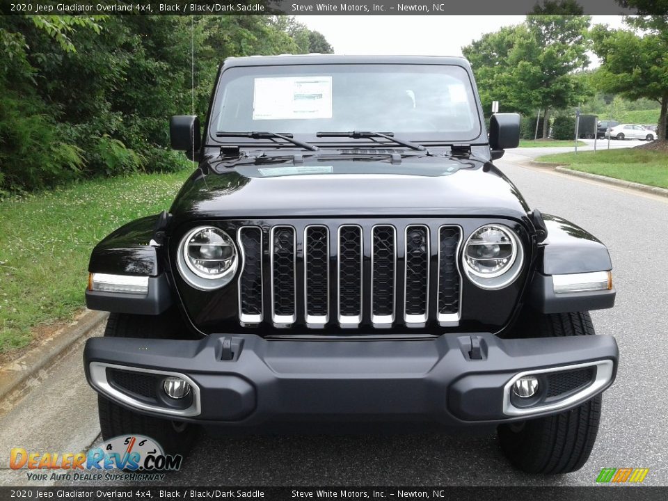 2020 Jeep Gladiator Overland 4x4 Black / Black/Dark Saddle Photo #3