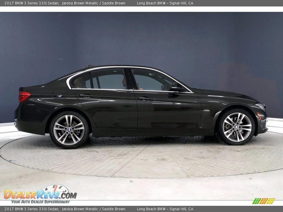 2017 BMW 3 Series 330i Sedan Jatoba Brown Metallic / Saddle Brown Photo #14