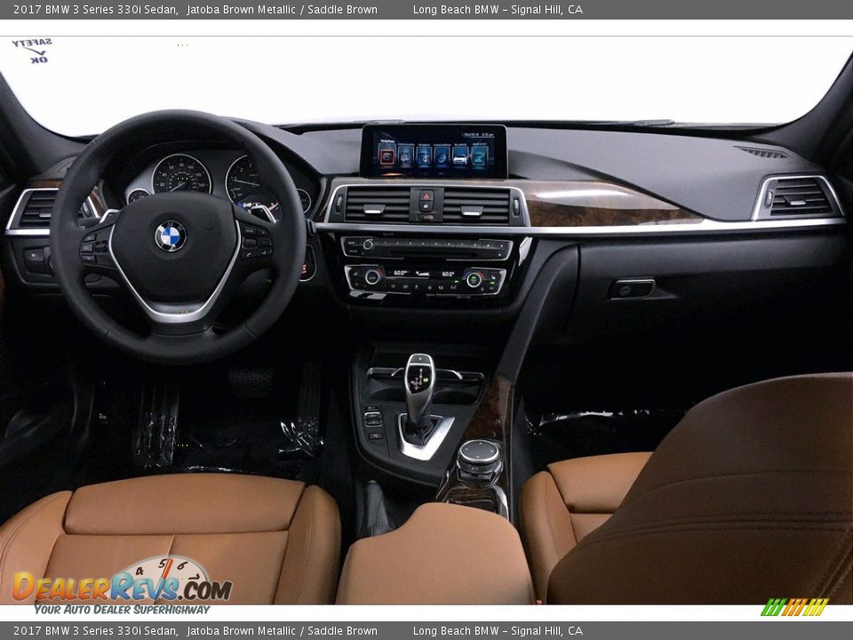 2017 BMW 3 Series 330i Sedan Jatoba Brown Metallic / Saddle Brown Photo #15