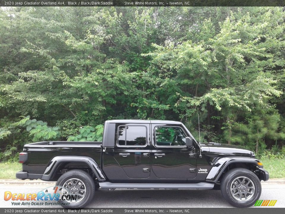 2020 Jeep Gladiator Overland 4x4 Black / Black/Dark Saddle Photo #5