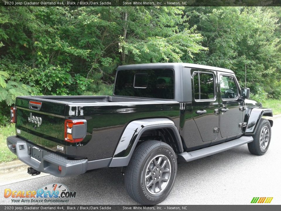 2020 Jeep Gladiator Overland 4x4 Black / Black/Dark Saddle Photo #6