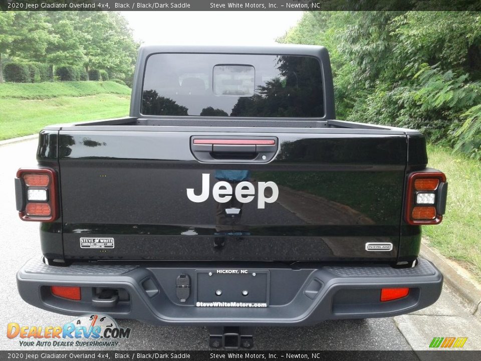 2020 Jeep Gladiator Overland 4x4 Black / Black/Dark Saddle Photo #7