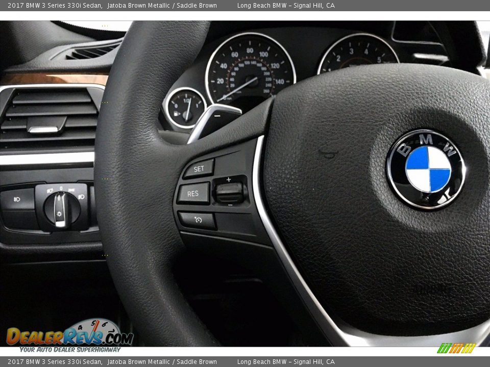 2017 BMW 3 Series 330i Sedan Jatoba Brown Metallic / Saddle Brown Photo #18