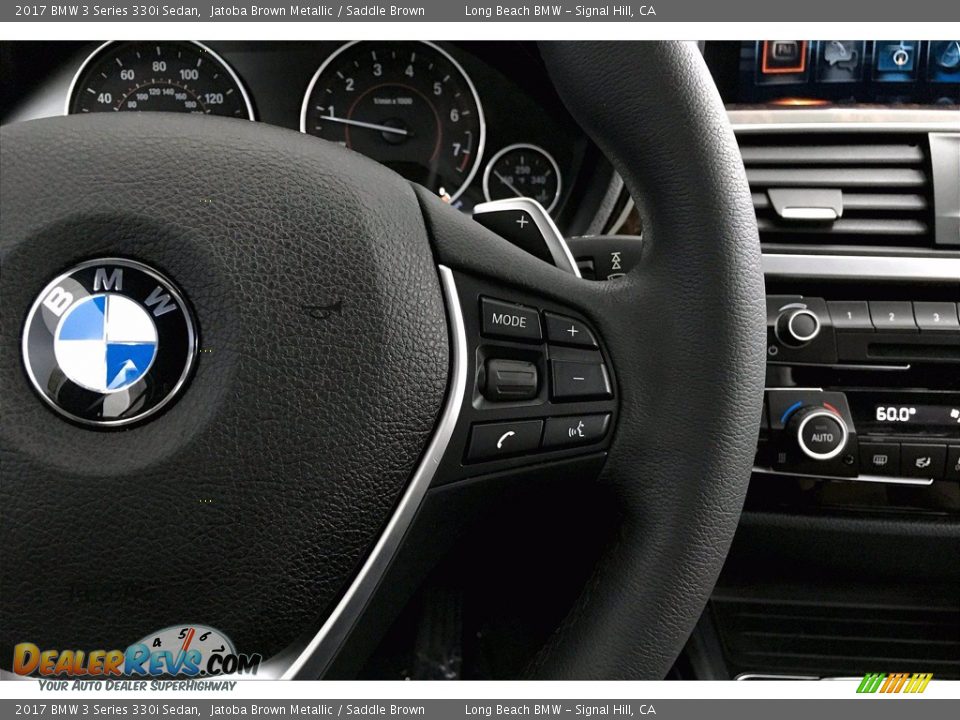 2017 BMW 3 Series 330i Sedan Jatoba Brown Metallic / Saddle Brown Photo #19