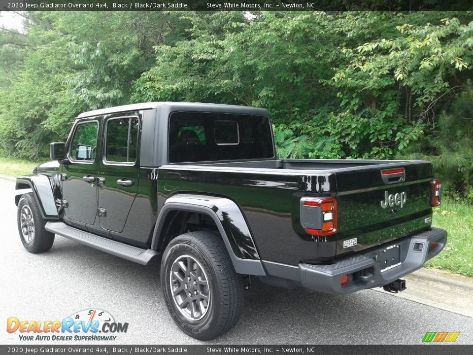 2020 Jeep Gladiator Overland 4x4 Black / Black/Dark Saddle Photo #9