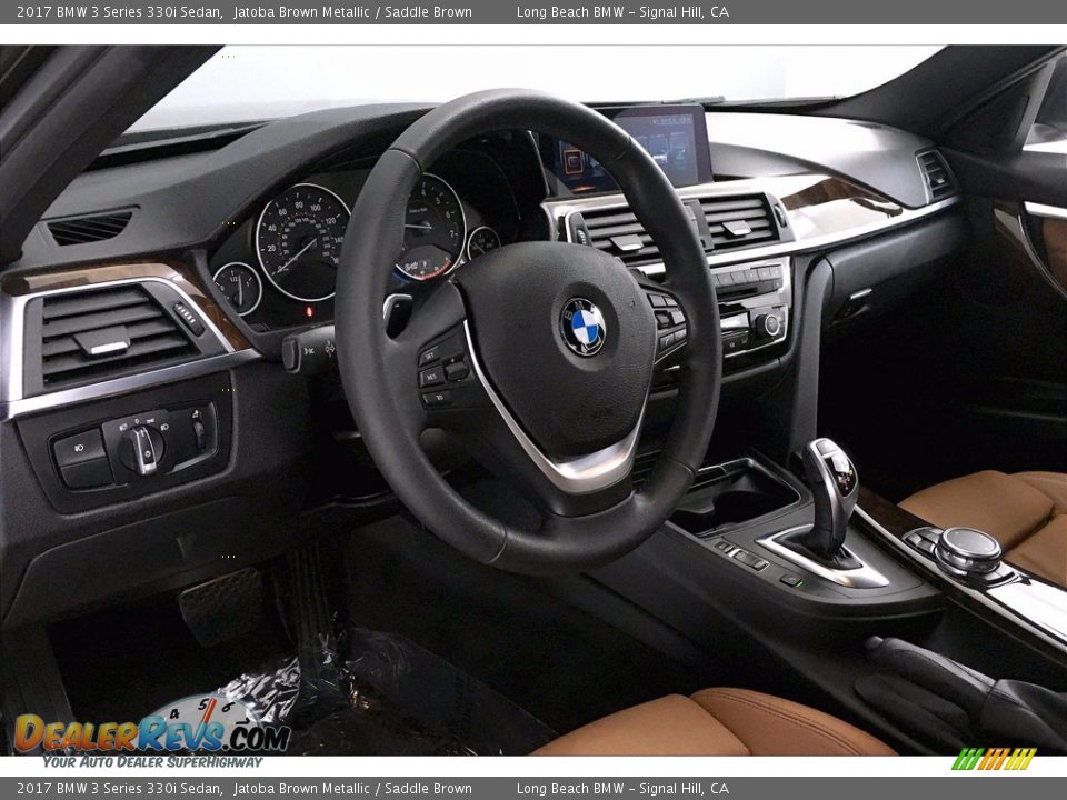 2017 BMW 3 Series 330i Sedan Jatoba Brown Metallic / Saddle Brown Photo #21